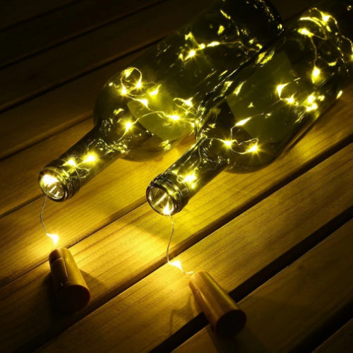 Fairy Lights with Bottle Cork - Battery Operated - Chronos