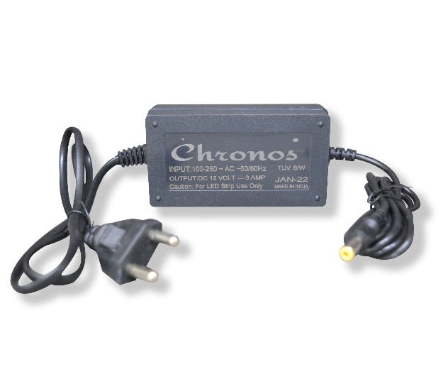 12V 3A DC Power Supply Adapter Chronos lights