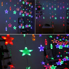 Star Curtain String Lights | 40 Stars | Multi LED