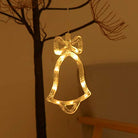 Christmas Curtain Lights | 12 Christmas Ornaments | Warm White LED