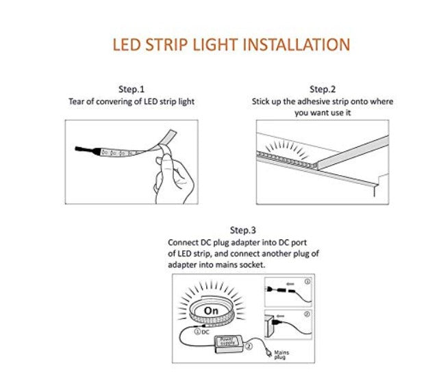 LED Strip Light 2835 SMD LED 120 LED Per Meter White | Chronos lights