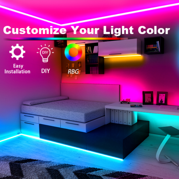 Customize RGB Strip Lights 5050 SMD Multi color Remote Control 12v
