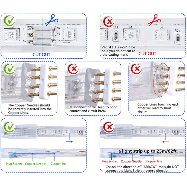 Transform Your Space with Vibrant LED RGB Strip Rope Lights – Chronos ...