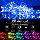 LED RGB Strip Rope Light | IP67 Waterproof Multi Color Changing Chronos Lights