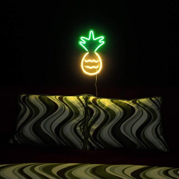 Neon Sign Light | Wall Hanging | Pineapple