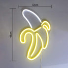 Neon Sign Light | Wall Hanging | Banana