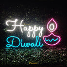 Happy Diwali Neon Sign Lights | Multi | Chronos