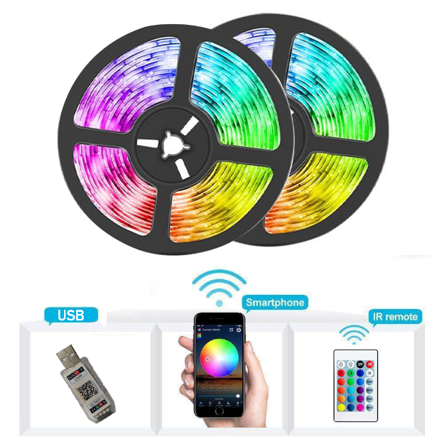 LED Strip Lights (5m, RGB, App Control)