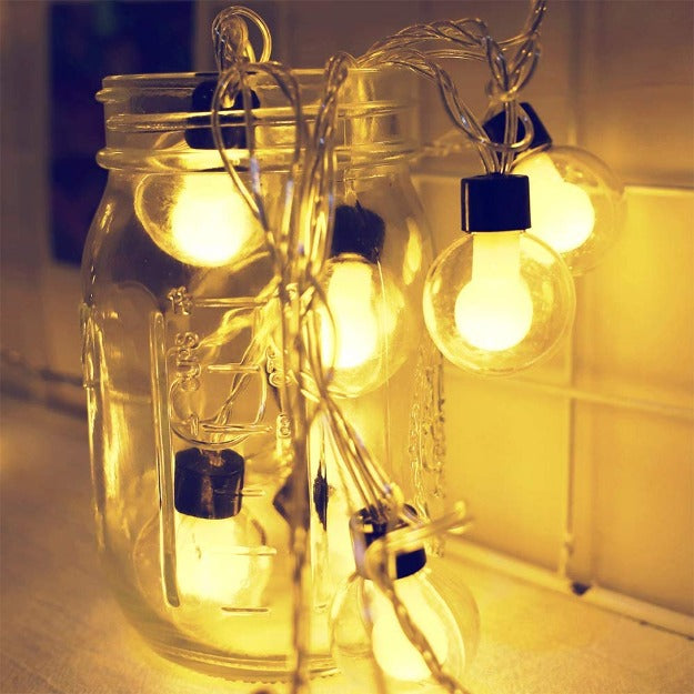 Globe Decorative String Lights | Warm White LED
