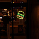 Neon Sign Light | Wall Hanging | Burger