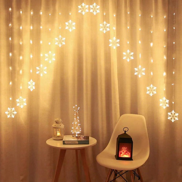 Snowflake Gateway Curtain Lights | ww | Chronos