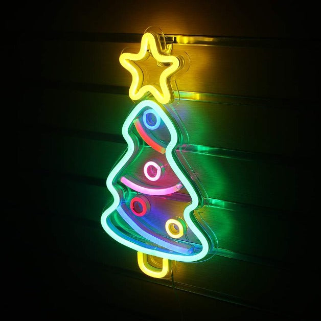 Neon Sign Light | Wall Hanging | Christmas Tree