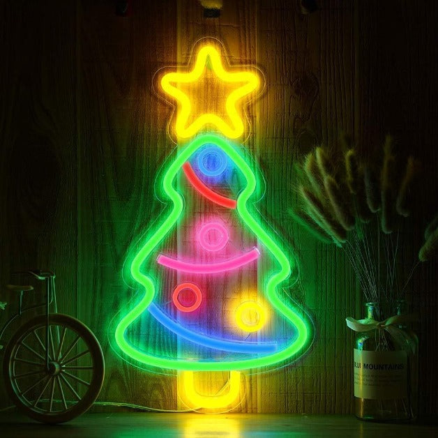 Neon Sign Light | Wall Hanging | Christmas Tree