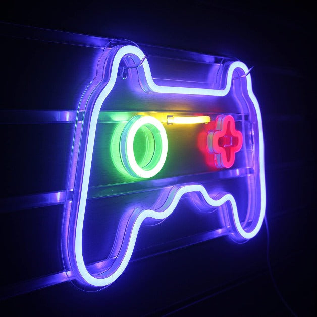 Neon Sign Light | Wall Hanging | Game Controller