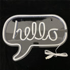 Neon Sign Light | Wall Hanging | Hello