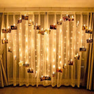 LED Curtain String Lights with Photo Clips - Heart Shape  | Chronos