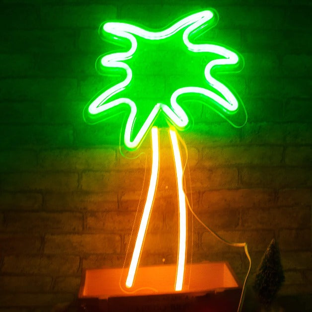 Neon Sign Light | Wall Hanging | Palm Tree