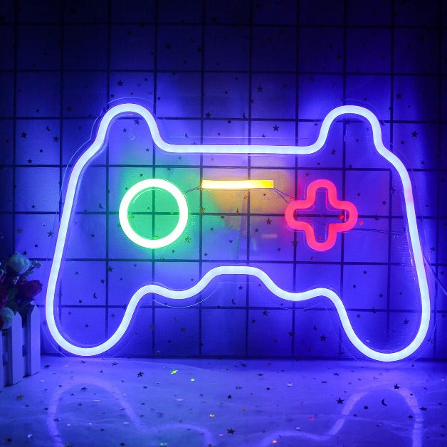 Neon Sign Light | Wall Hanging | Game Controller