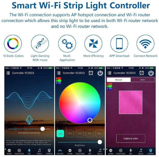 Mini WiFi Controller for strip lights | chronos