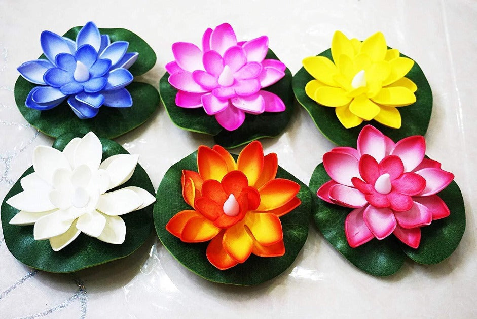 LED Lotus Floating Flower | Water Sensor