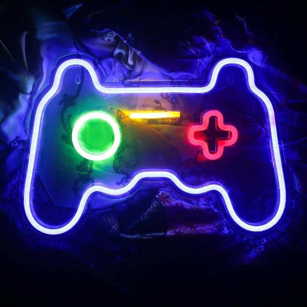 Neon Sign Light | Wall Hanging | Game Controller