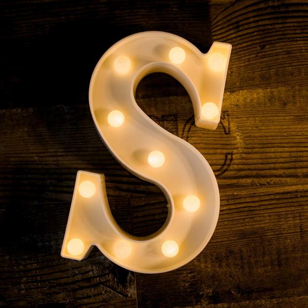 Marquee Letter Sign Lights - Alphabet S - Chronos