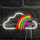 Neon Sign Light | Wall Hanging | Cloud with Rainbow