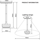 Aureola Portable Rechargeable LED Table Lamp | Chronos Lights