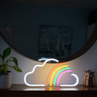 Neon Sign Light | Wall Hanging | Cloud with Rainbow