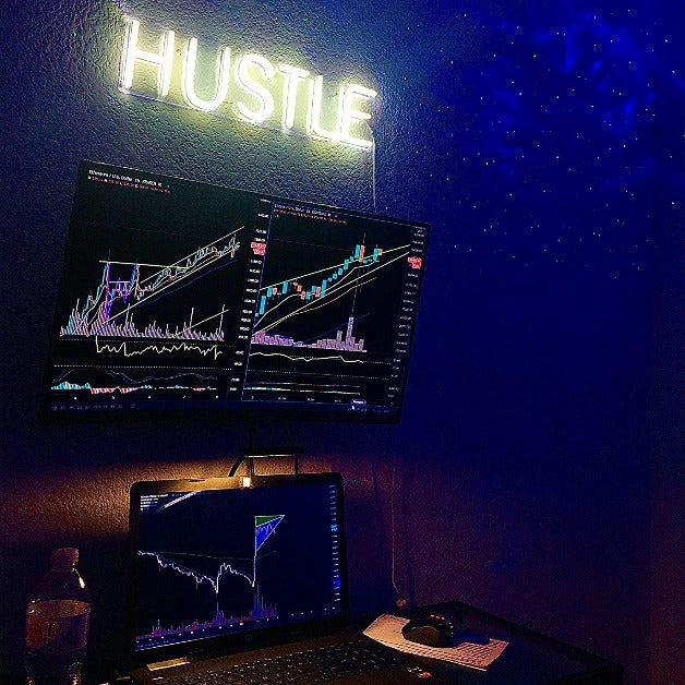 Neon Sign Light | Wall Hanging | hustle