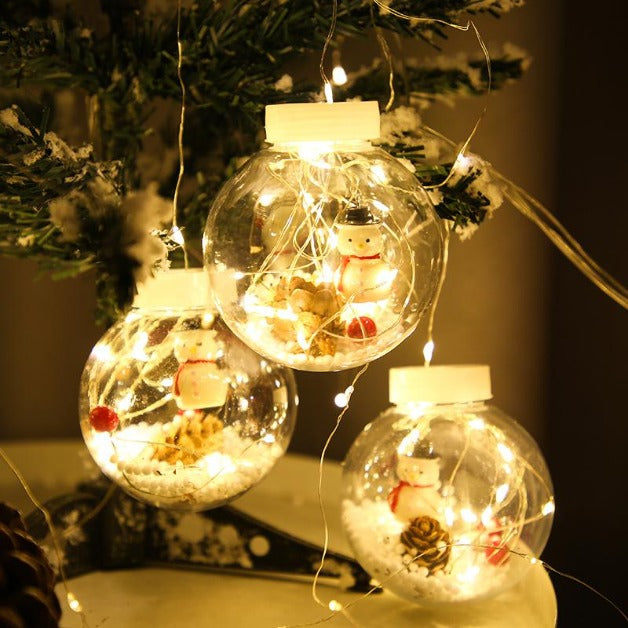 Snowman Wishball Curtain Lights | WW | Chronos