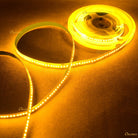 LED Strip Light 2835 SMD LED 240 LED Per Meter Amber Yellow | Chronos lights