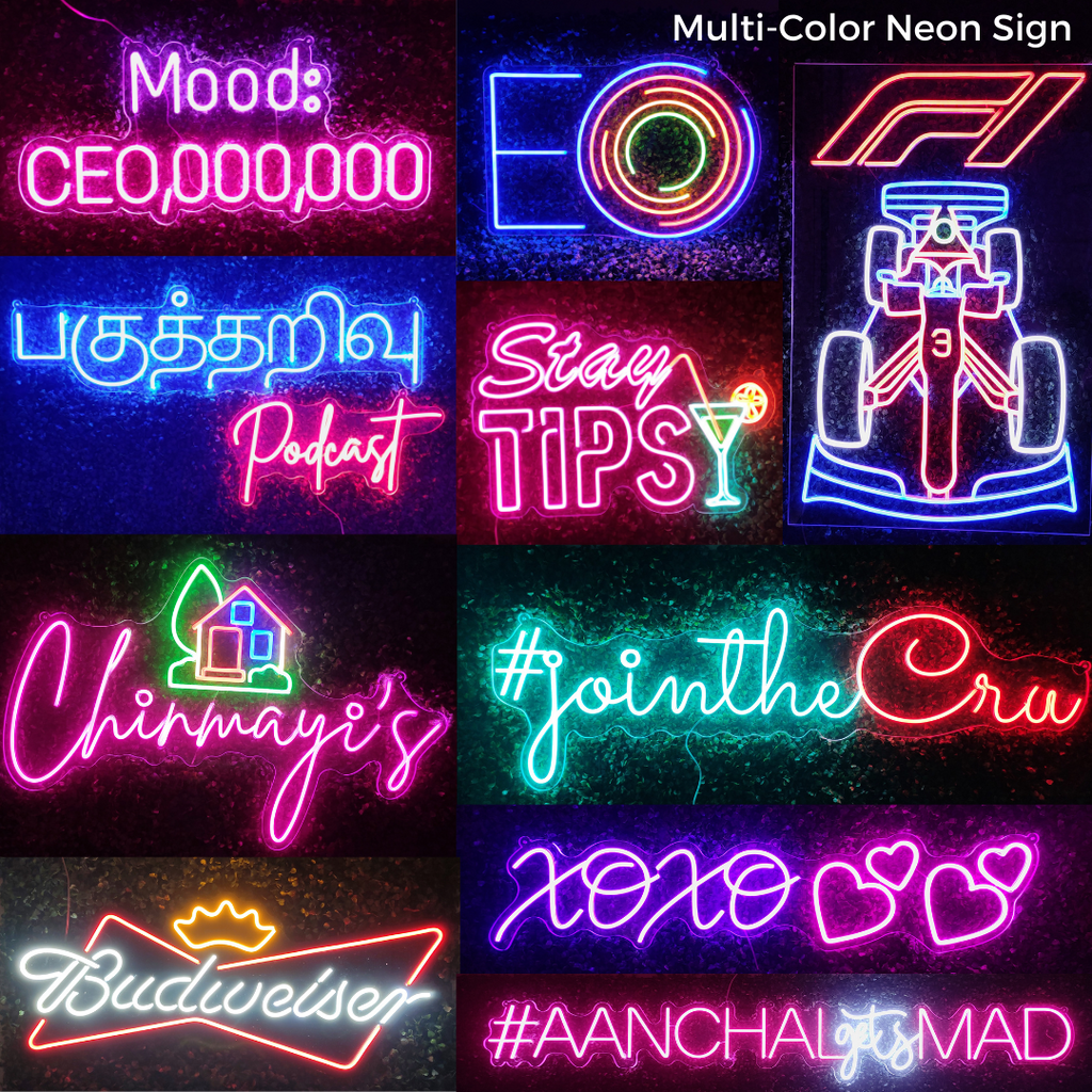 Custom Neon Sign Light Illuminate Your Ideas with Personalized