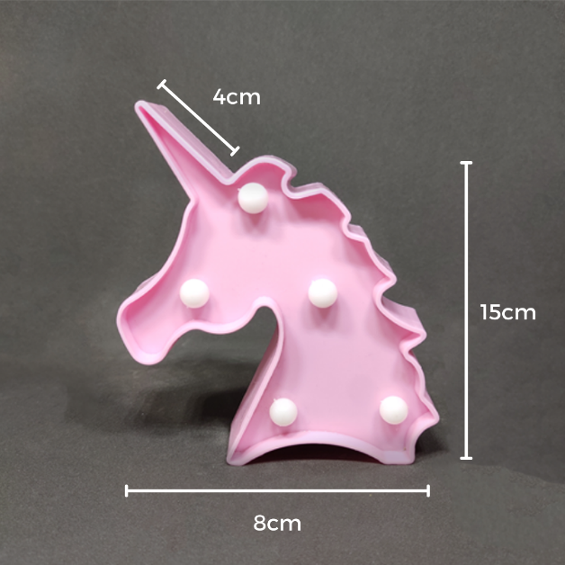 Mini Marquee | Unicorn Face - Pink