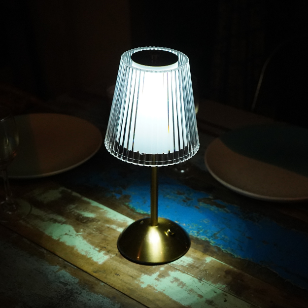 Lampe de Table Rechargeable LED avec port USB - 3000K - 2W - IP44
