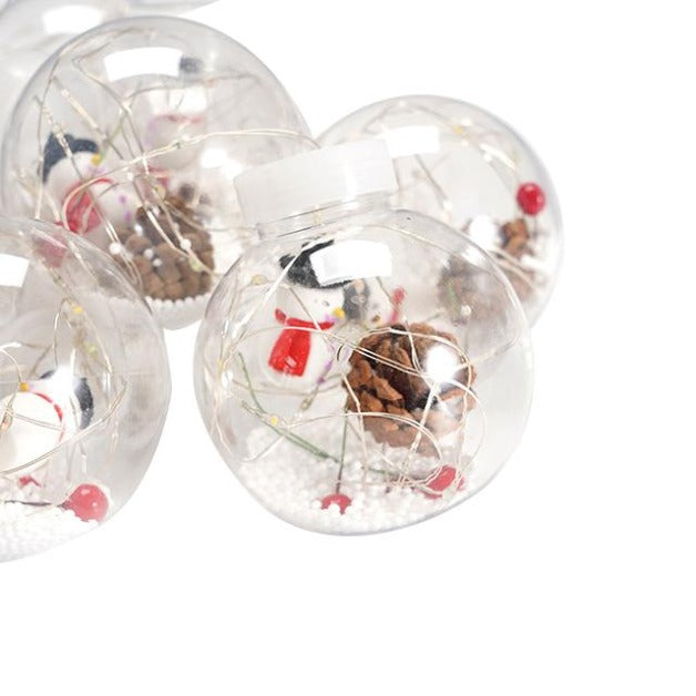 Snowman Wishball Curtain Lights | Multi | Chronos