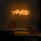 Hustle Neon Sign Neon Signage Chronos lights