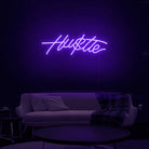 Hustle Neon Sign Neon Signage Chronos lights