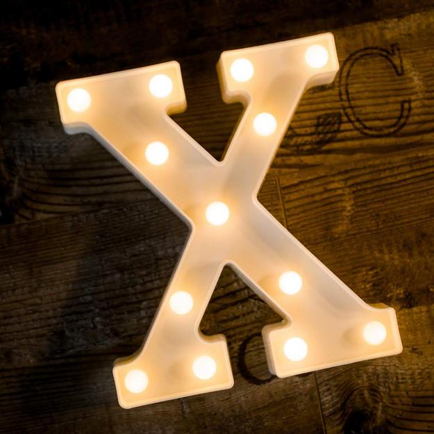 Marquee Letter Sign Lights - Alphabet X - Chronos