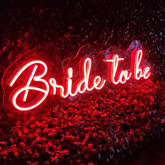 BRIDE TO BE RED NEON SIGN LIGHT CHRONOS