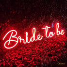 BRIDE TO BE RED NEON SIGN LIGHT CHRONOS