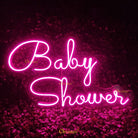 Baby Shower Neon Sign Light | Pink | Chronos