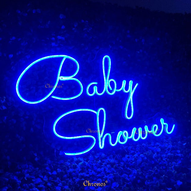 Baby Shower Neon Sign Light | Blue | Chronos