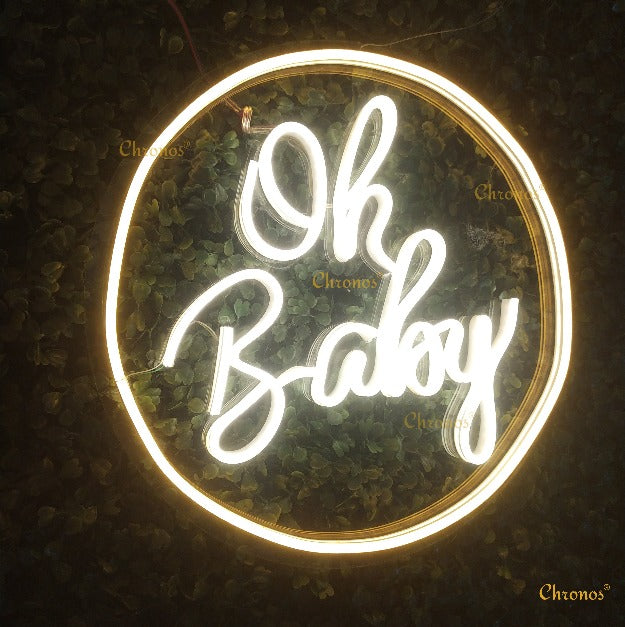 Oh Baby Neon Sign Light | Y-WW | Chronos