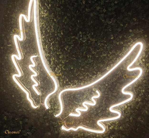 Angel Wings Neon Sign Light | WW | Chronos