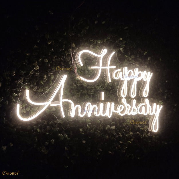 Happy Anniversary Neon Sign Light | WW | Chronos