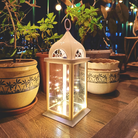 Vintage Decorative Lantern with Fairy Lights | Battery Operated