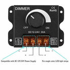 DC12-24V 30A MANUAL KNOB DIMMER Chronos Lights
