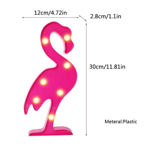 Marquee LED Light - Flamingo Shape - Chronos