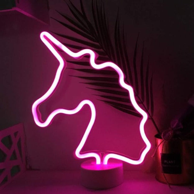 Neon Sign Lamp | Battery & USB Operated | Unicorn